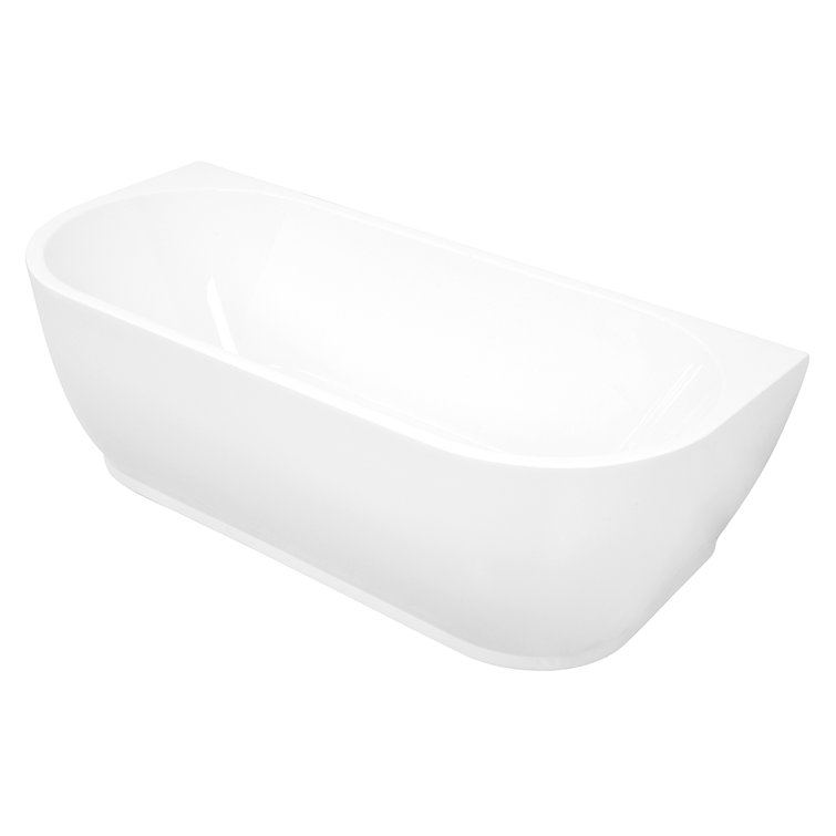 Freeport Park Clegg 1800mm x 800mm Standard Fibreglass Bathtub